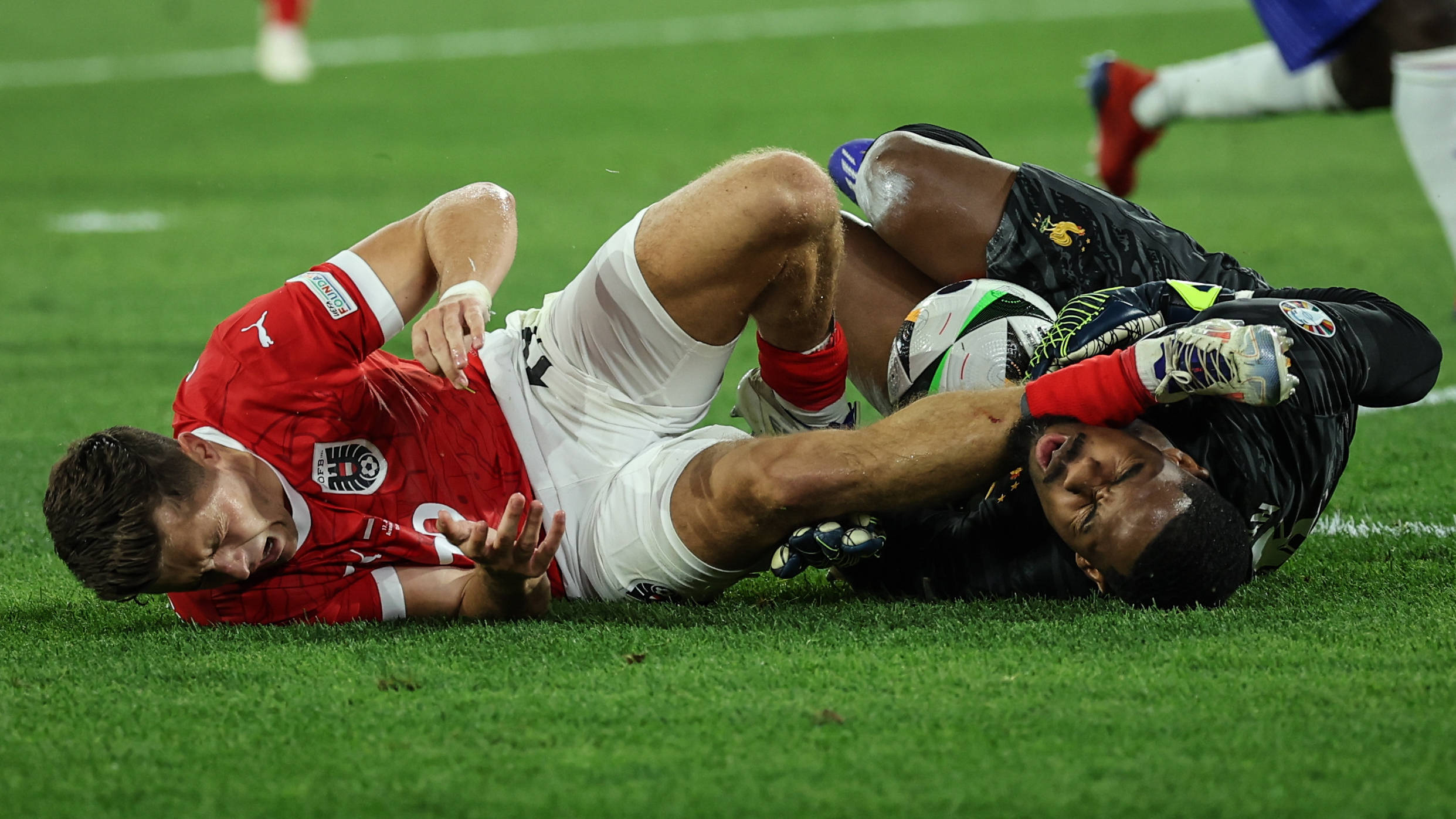 关于奥地利队取得胜利，晋级前景大好的信息