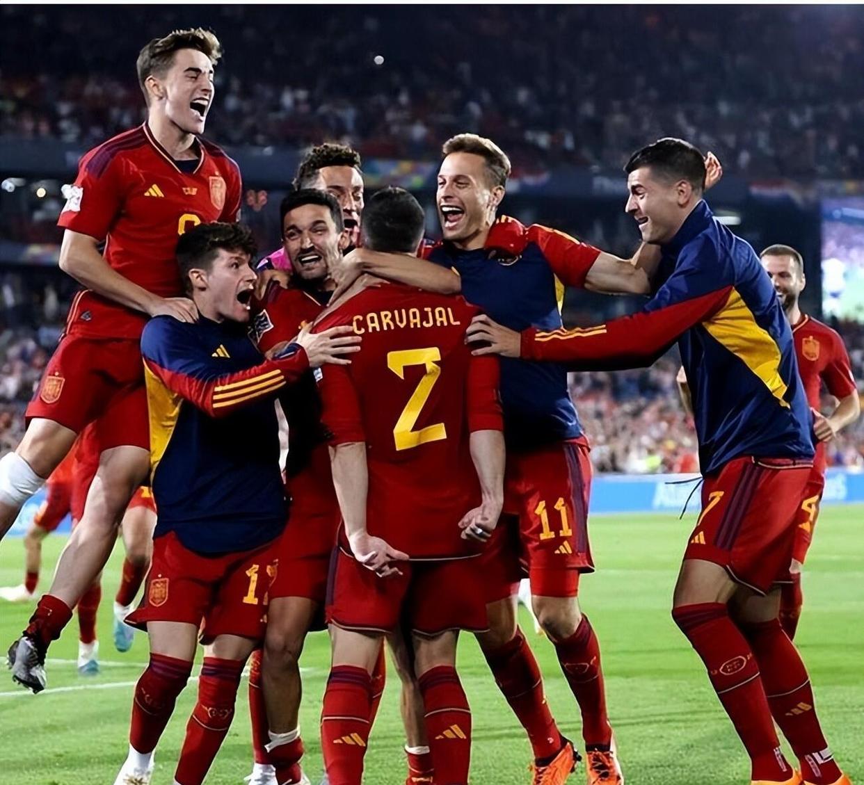 包含欧国联比赛：葡萄牙战胜西班牙，实现三连胜的词条